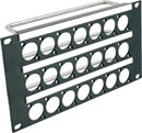 CANFORD UNIVERSAL CONNECTION PANELS - Half rack width - Flat