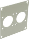 CANFORD UNIVERSAL MODULAR CONNECTION PLATE 2x MIL26, grey