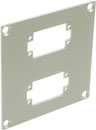 CANFORD UNIVERSAL MODULAR CONNECTION PLATE 2x EDAC20, grey