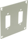 CANFORD UNIVERSAL MODULAR CONNECTION PLATE 2x D-sub15, grey