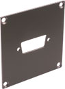 CANFORD UNIVERSAL MODULAR CONNECTION PLATE 1x D-sub15, dark grey