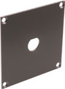 CANFORD UNIVERSAL MODULAR CONNECTION PLATE 1x BNC, dark grey