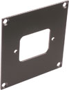 CANFORD UNIVERSAL MODULAR CONNECTION PLATE 1x IEC mains female, dark grey