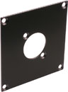 CANFORD UNIVERSAL MODULAR CONNECTION PLATE 1x universal connector, black