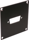 CANFORD UNIVERSAL MODULAR CONNECTION PLATE 1x D-sub15, black