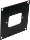 CANFORD UNIVERSAL MODULAR CONNECTION PLATE 1x IEC mains female, black