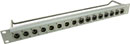 CANFORD CONNECT XLR TERMINATION PANEL 1U 1x8 Canford XLRM (left), 1x8 Canford XLRF (right), grey