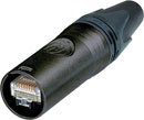NEUTRIK NE8MX6-B ETHERCON CAT6A CABLE CONNECTOR, for 1.1 - 1.6mm insulation, black