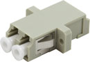 LC MM DUPLEX PANEL COUPLER (also fits SC simplex panel cutout)