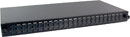 SC MM PANEL, 48 way (24x Duplex) 1U with sliding tray and fibre management, black