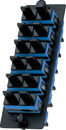 PANDUIT OPTICOM FAP6WBUDSCZ PLATE c/w 6x SC duplex couplers for all MM and SM, blue