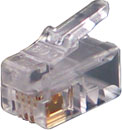 RJ10 PLUG 4P4CF