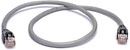 CANFORD RS422 SCREENED PATCHCORD RJ45S-RJ45S-300mm, Metallic silver