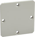CANFORD BLANKING PLATE For Tailboard panel, LEMO TRIAX FBB cutout, grey