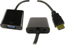 ADAPTER HDMI Male - SVGA female & 3.5mm socket, 15cm
