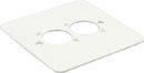 CANFORD F2W CONNECTOR PLATE 1-gang, 2 mounting holes, white