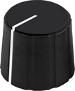 SIFAM S211-006 COLLET KNOB 21.5mm diameter, 6mm shaft, black