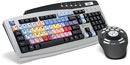 LOGICKEYBOARD KEYBOARD XpressDV, PC, black/silver