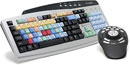 LOGICKEYBOARD KEYBOARD Cubase, PC, black/silver