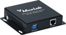 MUXLAB 500752-RX VIDEO EXTENDER Receiver, HDMI 1.3 over IP, 1080p, PoE, 100m reach