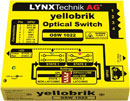 LYNX YELLOBRIK OSW 1022 2x2 OPTICAL SWITCH Latching/non-latching, GPI control and monitoring, SM LC