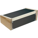 DESKTOP CASE Rear panel, blank, black
