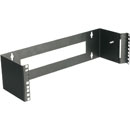 ENCLOSURE SYSTEMS 6450162 HINGED WALL RACK BRACKET 2U, black