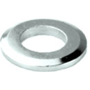 RACKMOUNT WASHERS Bevel edge, nickel (pack of 25)