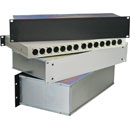 RACKCASE Rackmount universal case 2U, 152mm deep, silver anodised