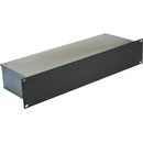 RACKCASE Rackmount universal case 2U, 152mm deep, black anodised