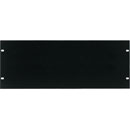 CANFORD RACK PANEL BLANK, FULL WIDTH 4U Flat aluminium, black painted