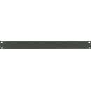 CANFORD RACK PANEL BLANK, FULL WIDTH 1U Steel, dark grey