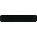 CANFORD RACK PANEL BLANK, FULL WIDTH 2U Steel, black painted