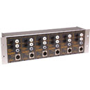 EMO E545 DI BOX Passive, 6 channel, with earth lift, 3U rackmount