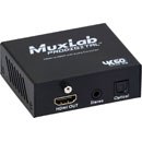 MUXLAB 500436 HDMI TO HDMI With audio extraction, 4K/60