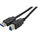 USB CABLE 3.0, Type A male - Type B male, 3 metre