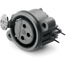 NEUTRIK XLR NC3FPR-H Female PC mounting horizontal