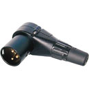 NEUTRIK XLR NC3MRC-B Male right-angle