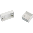 MK K2172WHI Surface box, 2-gang, 40mm