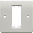 MK K0191WHI Modular system frontplate, 1 unit width