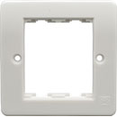 MK K0192WHI Modular system frontplate, 2 units width