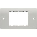 MK K0193WHI Modular system frontplate, 3 units width