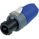 NEUTRIK SPEAKON NL4FX Cable connector, grey gland