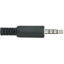 MINIATURE JACK PLUG 3.5mm 4-pole, black