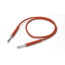 REAN BANTAM PATCHCORD Moulded, heli screen, economy, 300mm Red