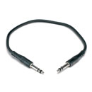 NEUTRIK B-GAUGE PATCHCORD Moulded plugs, 300mm Black