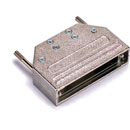 D-SUB 50 pin metal cover, double clamp