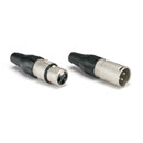 DELTRON XLR 3 pin male cable, plastic back-shell