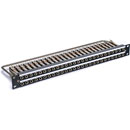 CANFORD B-GAUGE JACKFIELD - HIGH DENSITY 1U 2x20 nickel jacks, mono-pitch, black painted