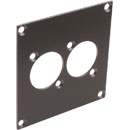 UNIVERSAL MODULAR CONNECTION PLATE 2x Universal connectors, dark grey